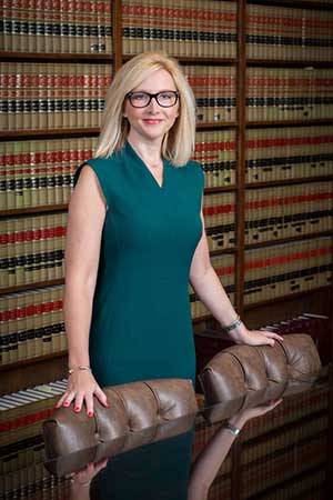 Headshot of attorney Trisha Farine